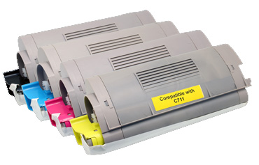 Okidata C710 , C711 High Yield Color Toner Cartridges